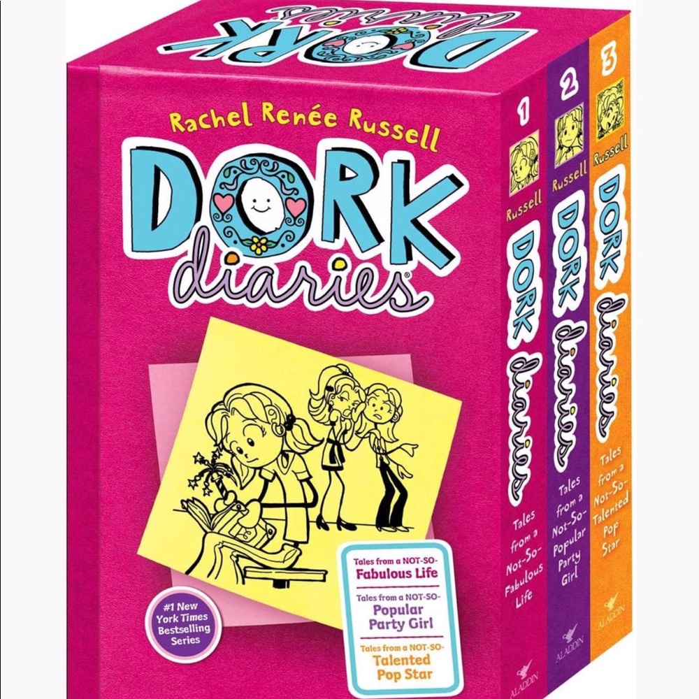 Dork Diaries (#1,2,3) New York Times Bestseller